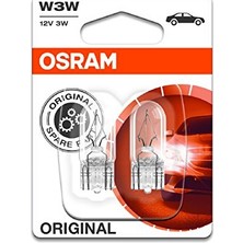 Trendexa Ampul 12V 3W Dipsiz Gösterge, Ikili Ambalaj, Blister Ambalaj, 2821-02B