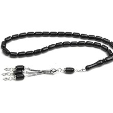 Blackcraft Kapsül Model Sade Oltu Taşı Tespih
