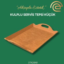 Eymen Hobi Tasarım Eymen Hobi Kulplu Servis Tepsi Küçük