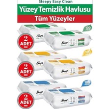 Trendexa 6 Adet Beyaz Sabun, Çamaşır Suyu ve Arap Sabunu Katkılı Yüzey Temizlik Havlusu