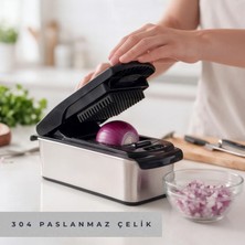 Demy Haus Snapcut Paslanmaz Çelik Hazneli Sebze Doğrayıcı
