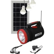 Gold Silver Güneş Enerjisi, Mp3, Radyo, Bluetooth Özellikli Sarj Edilebilir FENER(GS-540)