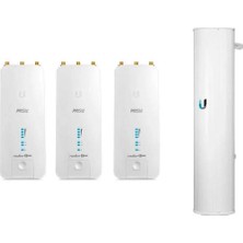 St. Morritz Roket Prizması Ac RP-5AC-GEN2-US 5 Ghz Airmax Baz Istasyonu (3 Üniteli) + Sektör Anteni Hd AP-5AC-90