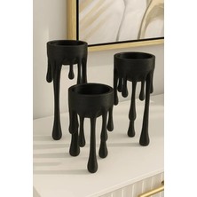St. Morritz Modern Tasarım Masaüstü Şamdanlık - Dekoratif Mum Organizer ve Ev Aksesuarı