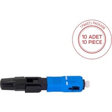 Trendexa Sc/upc Fiber Optik Fast Konnektör 1 Paket, 10 Adet