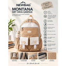 Newbag Montana Sırt Okul Çantası (Yeni Sezon) - Krem