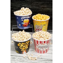 Trendexa 4 Adet Patlamış Mısır Kovası Popcorn Kutusu Seti, 7480000717427