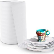 Trendexa Alizon 50 cm x 50 mt Köpük Ambalaj Rulosu; Koruma Sağlayan Taşınma Malzemesi, Tabak Bardak Koruma Köpüğü Beyaz