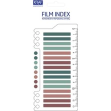 Trendexa Index Fılm Pp 6 x 45 mm 16'lı x 20 Yaprak Cetvelli Morandı Color 16645 2 TYBKFZZJM92VQ0WL26