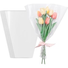 Trendexa 100 Adet Şeffaf Çiçek Ambalaj Torbası (15X12)