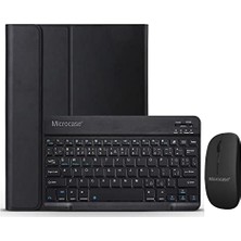 Trendexa Kılıf; Lenovo M10 Fhd Plus 10.3" TB-X606 X606F ile Uyumlu Bluetooth Klavye ve Mouse + Standlı, Bkk6