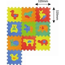 St. Morritz Eva 10 Parça Puzzle Oyun Matı Hayvanlar /