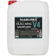 Magurex V4 Cilalı Araç Şampuanı 20 LT - Yüksek Köpüklü Parlatıcı Etkili Araç Temizliği