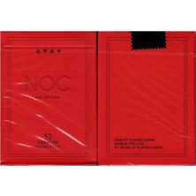 St. Morritz Bicycle Noc Pro Burgundy Red Kırmızı Marked Premium Oyun Kağıdı Kartı Iskambil Kartları Destesi