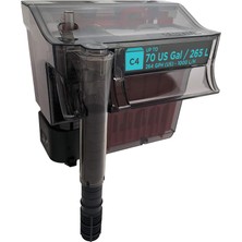 Trendexa C4 Güç Filtresi Akvaryum Balık Tankı Filtresi 70 Gal.