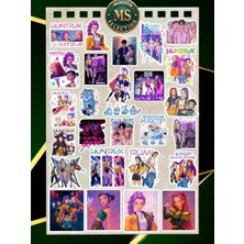 Trendexa Kpop Demon Hunter Sticker Seti, 25'li, Araba–laptop–defter Etiketleri, 3-5 Cm, Suya Dayanıklı