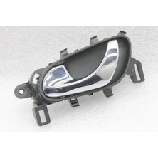 TŞT Nissan Qashqai 2014-2021 Kapı Kolu Iç Siyah ve Nikelaj Arka Sol (Oem NO:806714EA1A)