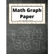 Trendexa Math Graph Paper: Graph Journal For Math | 8X11 | Grid Paper | 1 cm