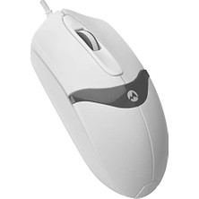 Trendexa SM-220 Beyaz/gri USB Kablolu 3D Optik Mouse, 1200 Dpı