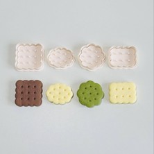 Craftelle Nostaljik Dalgalı Kenarlı Özel Tasarım Kurabiye ve Hamur Kalıbı Seti