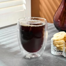 Trendexa Lineo 350 ml Çift Cidarlı Bardak