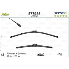 Valeo Vw Crafter-Man Tge 2016- Silecek Süpürgesı Ön Takım Sağdan Direksiyonlu (Oem NO:7C2998002)