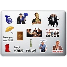 Trendexa How I Met Your Mother Temalı Sticker Seti 007; Laptop, Notebook, Tablet ve Telefon Için
