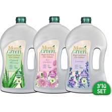 Trendexa 3'lü Doğal Sertifikalı Sıvı Sabun Seti Lavanta-Kır Çiçekleri-Aloevera 3 Adet x 1500 ml