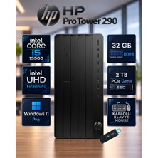 Hp Pro Tower 290 G9 Intel Core I5-13500 32 GB Ddr4 2 Tb SSD Intel UHD Graphics 770 Windows 11 Pro Masaüstü Bilgisayar 623Y0ETRNP07