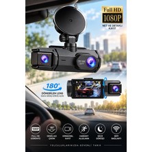 GIGA Ön Arka Kayıt 1080P Full Hd 180° Geniş Açı Şarjlı Kullanım
