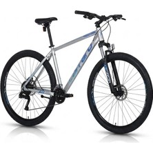 Carraro Force 970C Hd Fren Cues 18 Vites 29 Jant Dağ Bisikleti Gümüş Mavi 48 Kadro