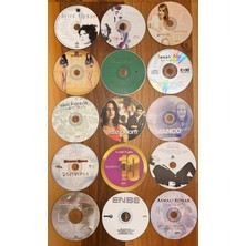 Raks 15 Adet Türkçe Pop CD (Kartonet ve Kutuları Yoktur Sadece Fotoğraftaki Cd'ler Gönderilecektir)