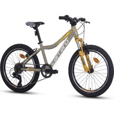 Carraro Speed 200 20 Jant 7 Vites V Çocuk Bisikleti Bronz Sarı Beyaz