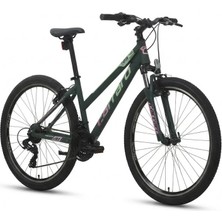 Carraro Force 601 V Fren 21 Vites 26 Jant Dağ Bisikleti Mat Koyu Yeşil Pembe 38 Kadro