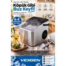 Vexgen Fineblue Taşınabilir Hızlu Buz Yapma Makinesi