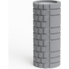 Trendexa Sunyoga Foam Roller Masaj Rulosu; Yoga, Pilates, Fitness ve Fizyoterapi Için Eva Köpük Masaj Aleti (33X14 Cm) (Gri)