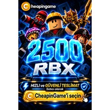 CheapinGame 2500 Robux - Usd (Dolar)