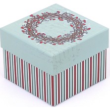 Decobox Yılbaşı Hediye Kutusu (10X10X8 Cm.)
