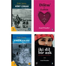Dara Yayınları Iki Dil Bir Aşk Azad Penaber Kitapları Dilêm Kalbim - Dımdım Kalesi Romanı Kürt Çoban Ereb Şemo