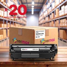 tonermax Hp Q2612A Muadil Toner 20'li Paket (1 Koli) / 1010 / 1012 / 1015 / 1018 / 1020 / 1022 / 3015 / 3020 / 3030 / 3050 / 3052 / 3055 / Mfp / M1319