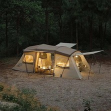 Naturehike Naturehıke Glamping Cloud Vessel 4 Kişilik Hızlı Kurulum Tünel Çadır