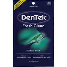 Dentek Fresh Clean - Taze Temiz Diş Ipi, Ekstra Sıkı Dişler Için 75LI