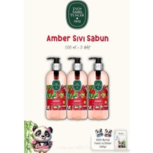 Trendexa 3 Adet Amber Sıvı Sabun 500 ml ve ROSIE%100 Doğal Pamuk