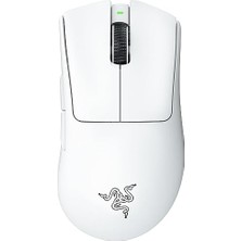 Trendexa Deathadder V3 Pro; Hafif Kablosuz Ergonomik Espor Faresi (64G Hafif Tasarım, Focus Pro 30K Optik Sensör, Fare Anahtarı Gen-3, Hyperspeed Kablosuz) Beyaz