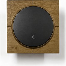 Antik Gold Wog Nirvana Light Anahtarı | Çerçeve Dahil | Duvar Tipi Elektrik Anahtarı | Dairesel Tuş Tasarımı | Ev Ofis Iç Mekan Aydınlatma Tesisatı Için Modern Dekoratif Anahtar Modeli Tam Model