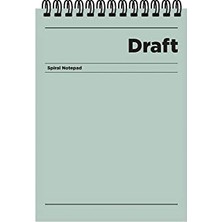 Trendexa A5 Çizgili Bloknot Draft, Yeşil