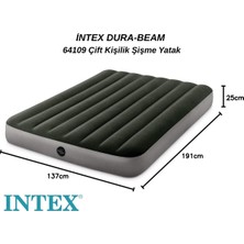 St. Morritz Queen Çift Kişilik Şişme Yatak 152X203X152 cm 64109 Fiber Tech Teknoloji 272KG Taşıma Kapasite