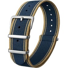Trendexa Saat, 18 Mm-20 Mm-22 Mm-24 mm Nato Kumaş Tekstil Kordonu Kayışı N32NYL3-KLK