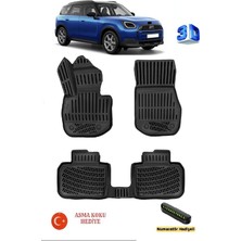 Ahlparts Mini Countryman U25 Ev (Elektrikli) 2024 Sonrası Uyumlu 3D Havuzlu Paspas Asma Koku ve Numaratör Hediyeli