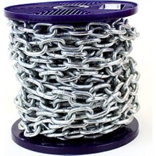 Trendexa Sıcak Daldırma Galvanizli Zincir, 8 mm Çap, 1 M